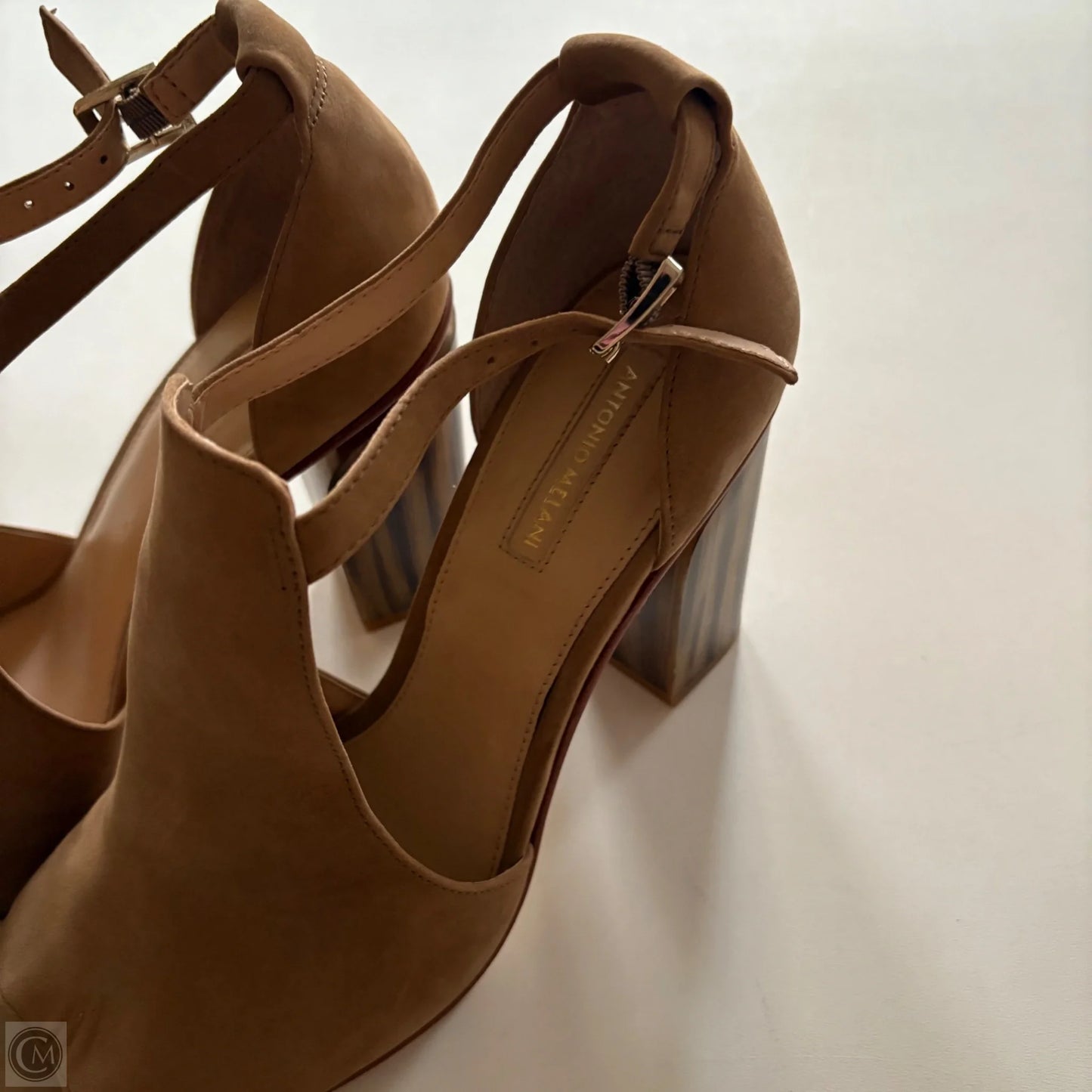 Shoes Heels Block By Antonio Melani In Tan, Size: 10