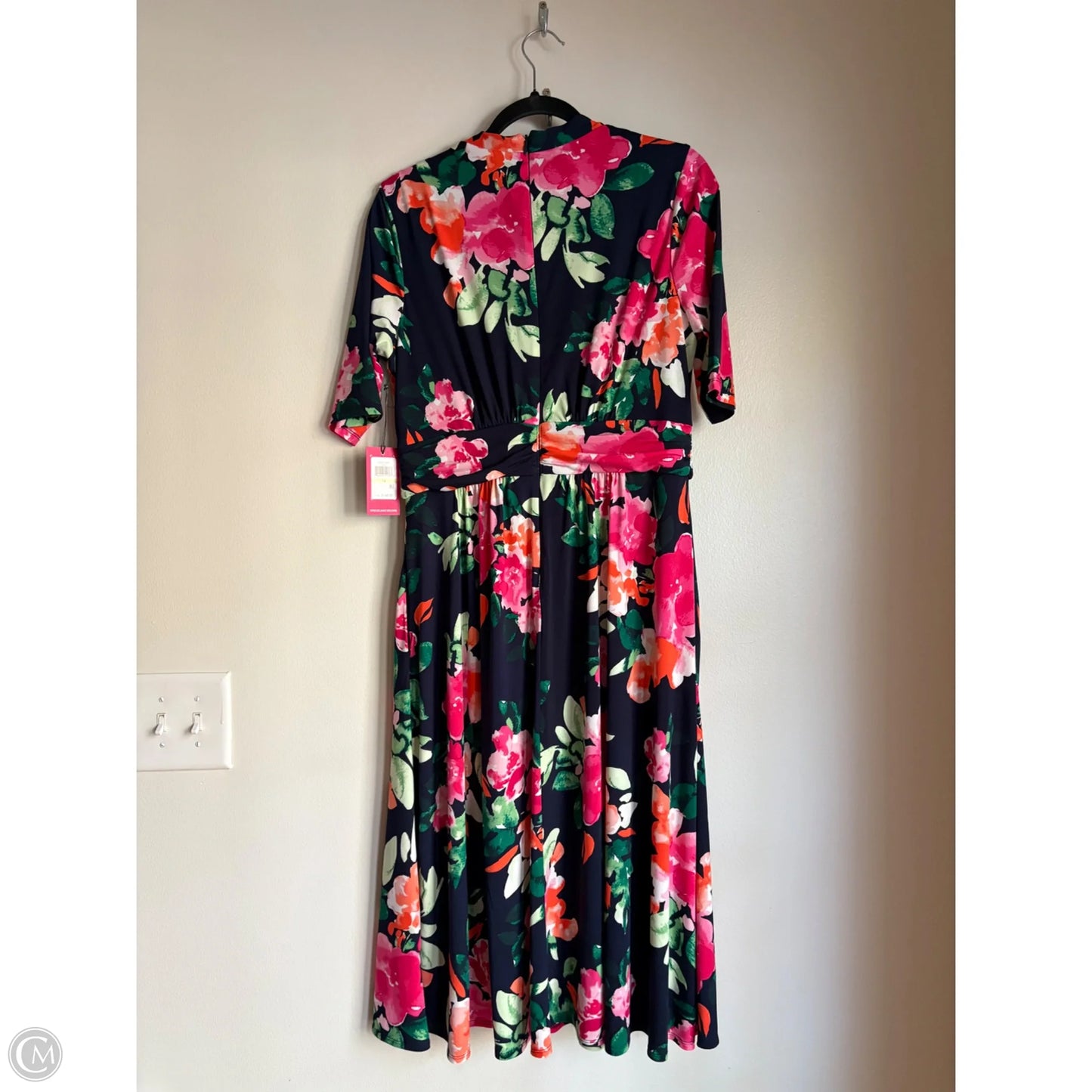 Dress Work By Vince Camuto In Floral Print, Size: L