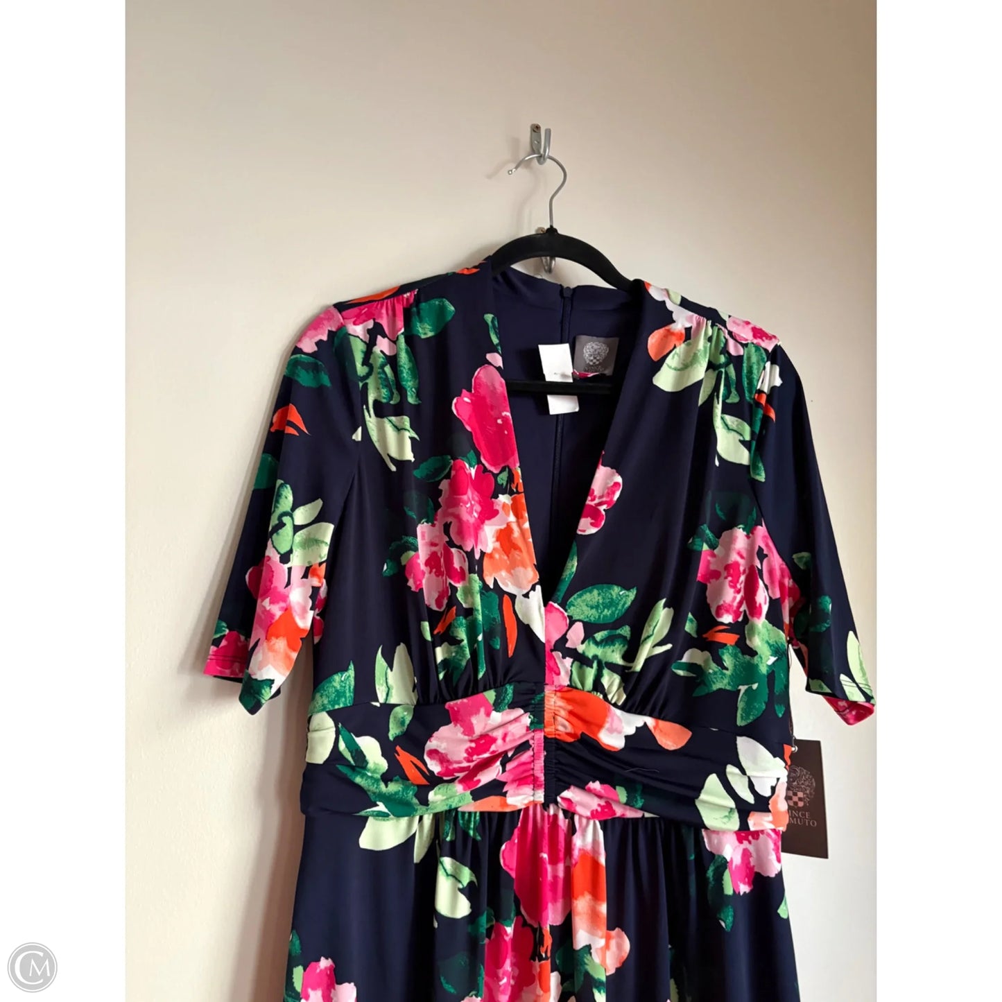 Dress Work By Vince Camuto In Floral Print, Size: L