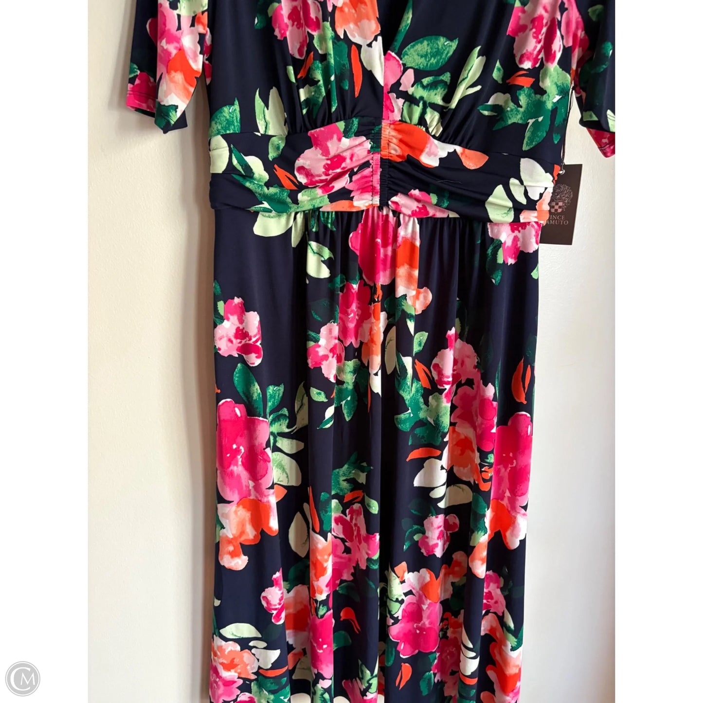 Dress Work By Vince Camuto In Floral Print, Size: L