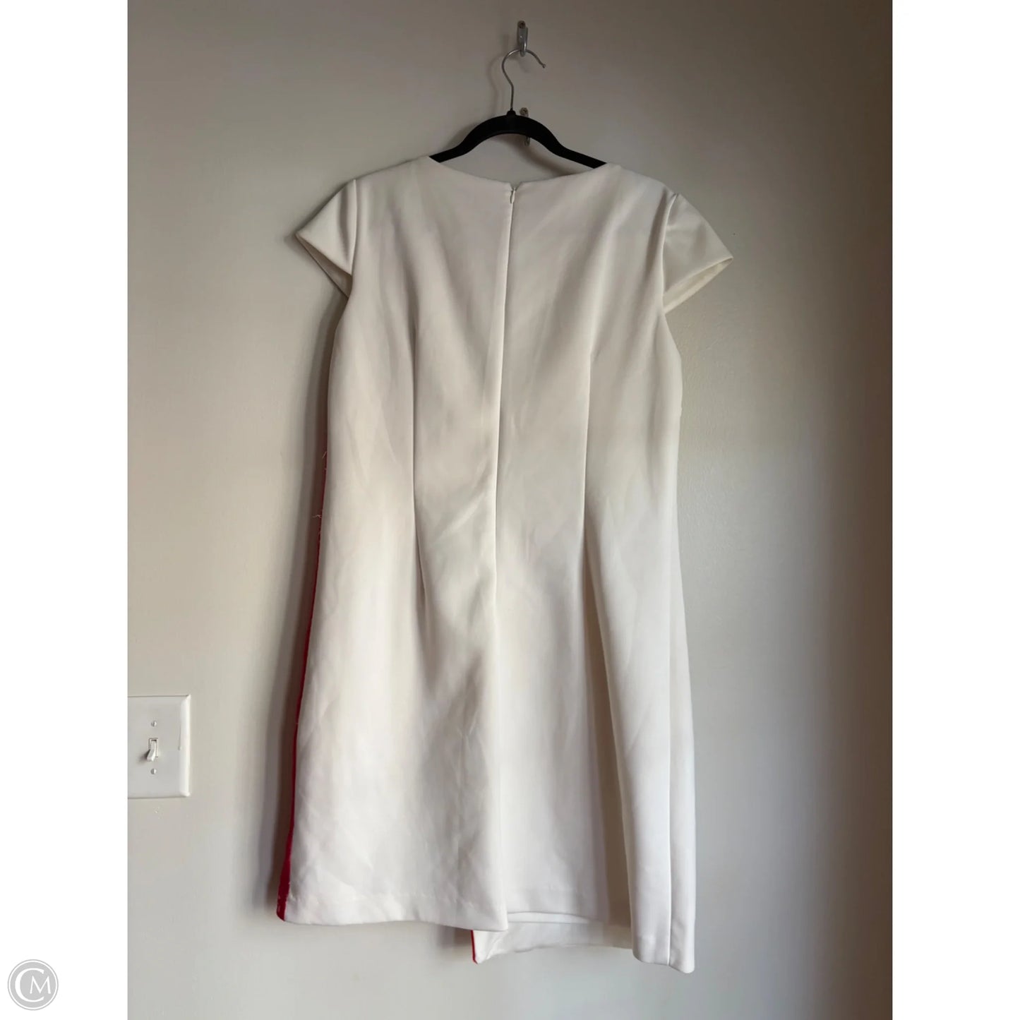 Dress Work By Leslie Fay In Red & White, Size: L