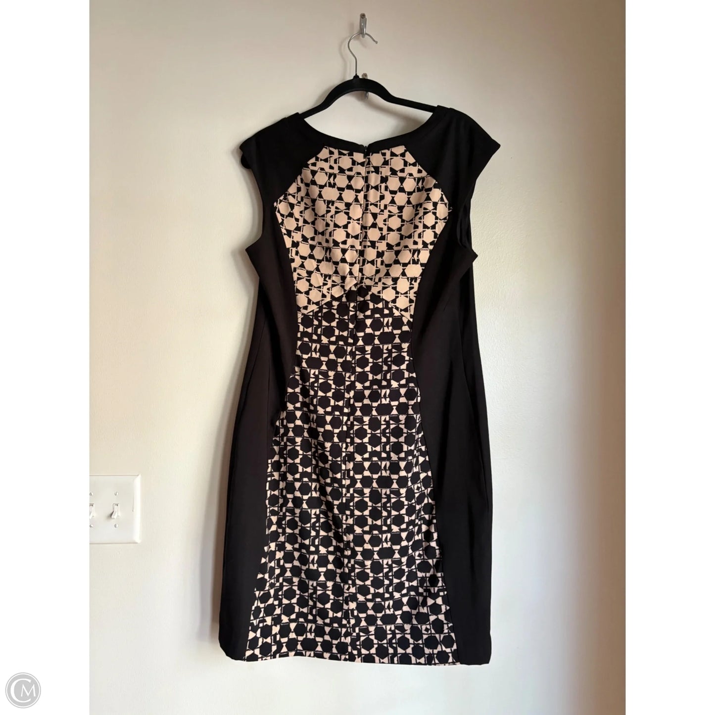Dress Work By London Times In Black, Size: L