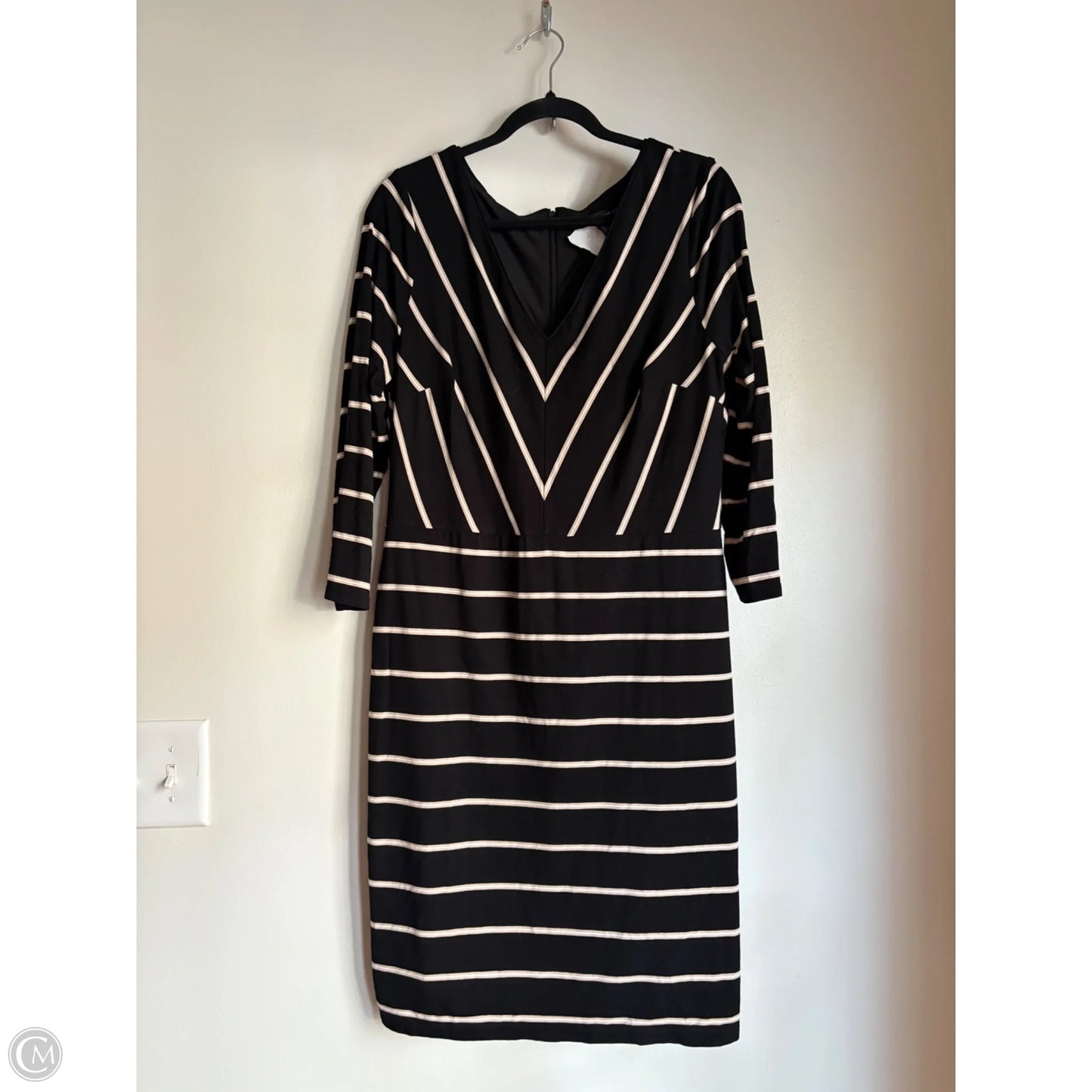 Dress Work By White House Black Market In Black, Size: L