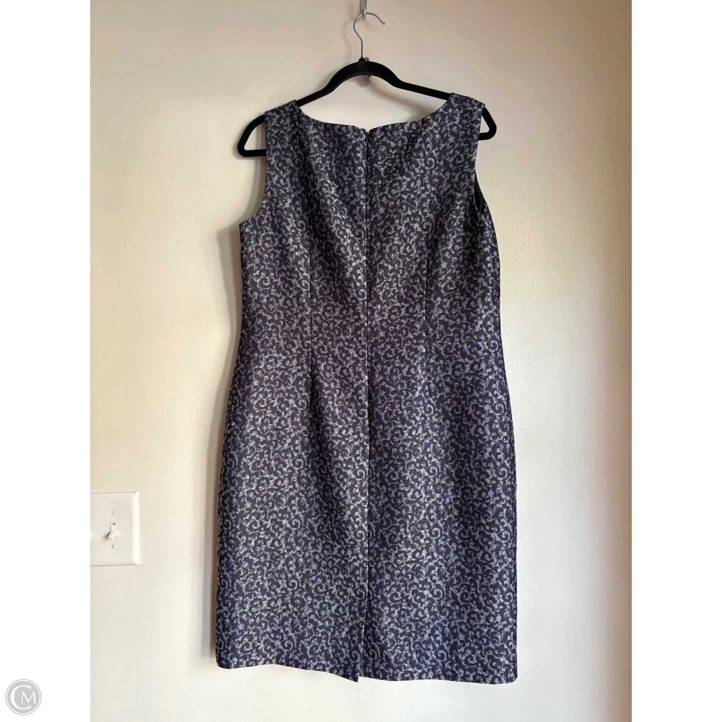 Dress Work By Jones Studio In Navy, Size: L