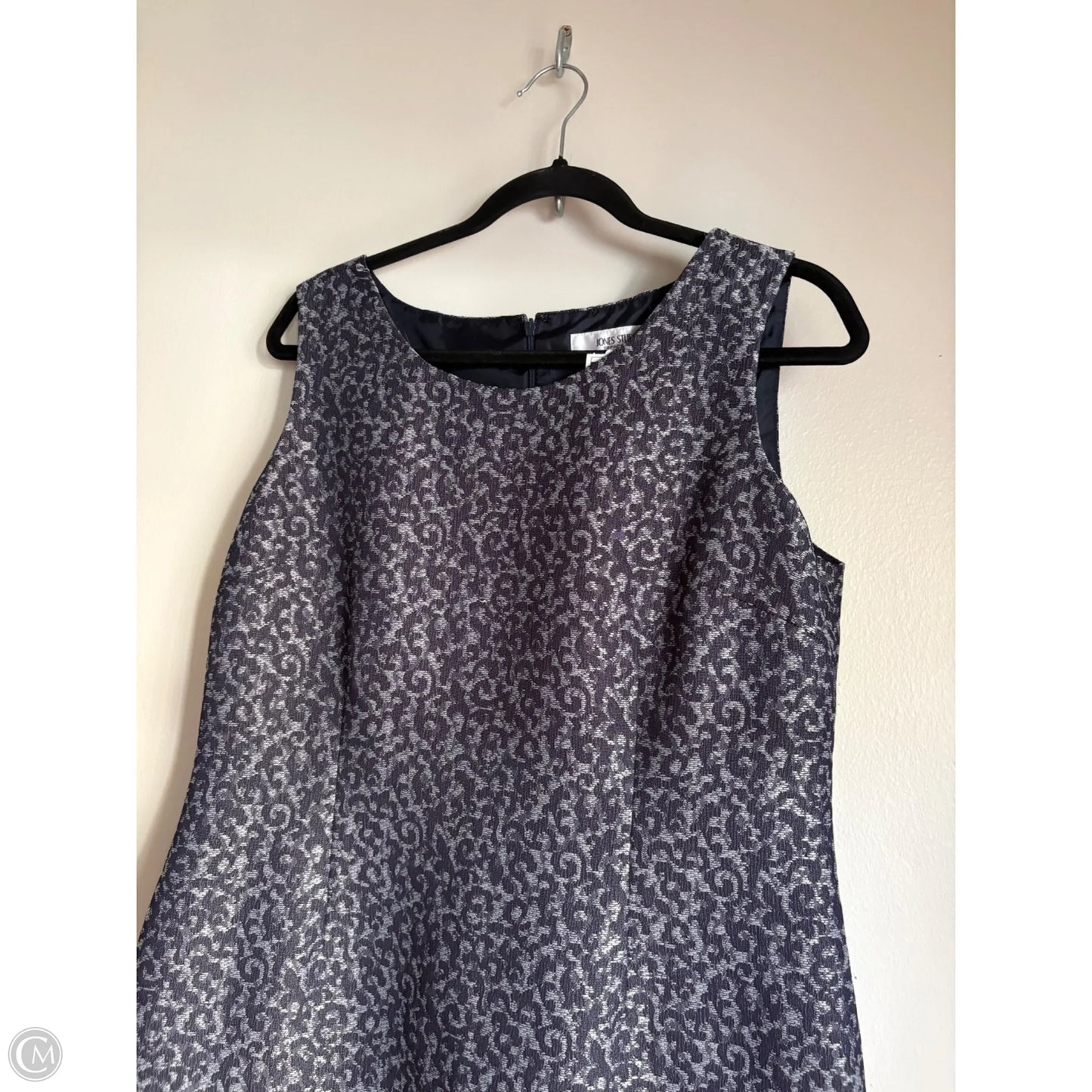 Dress Work By Jones Studio In Navy, Size: L