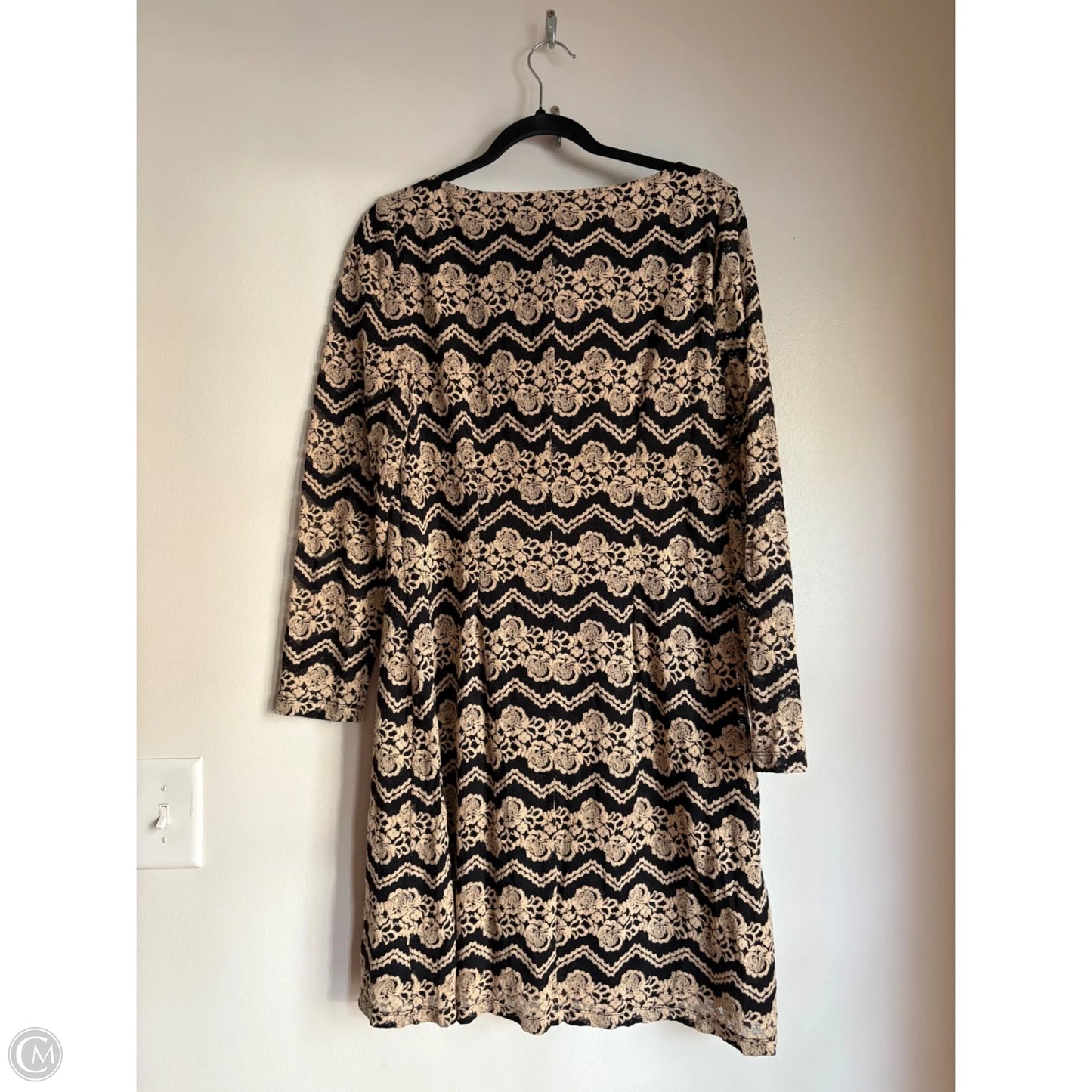 Dress Work By Jessica Howard In Black & Brown, Size: L