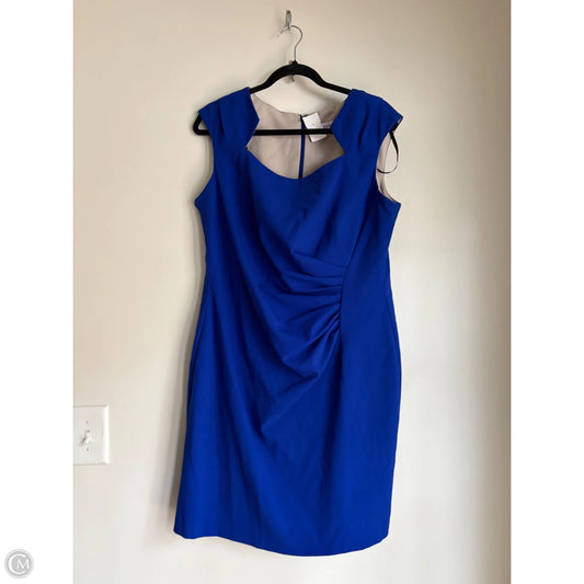 Dress Work By Calvin Klein In Blue, Size: Xlp
