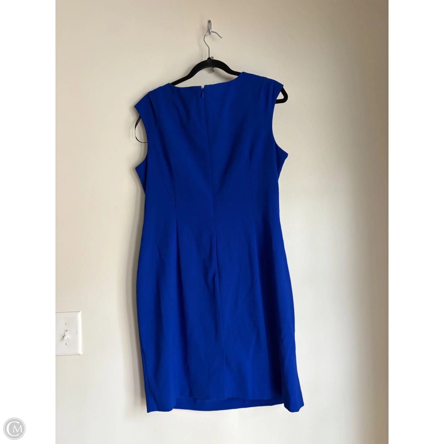 Dress Work By Calvin Klein In Blue, Size: Xlp