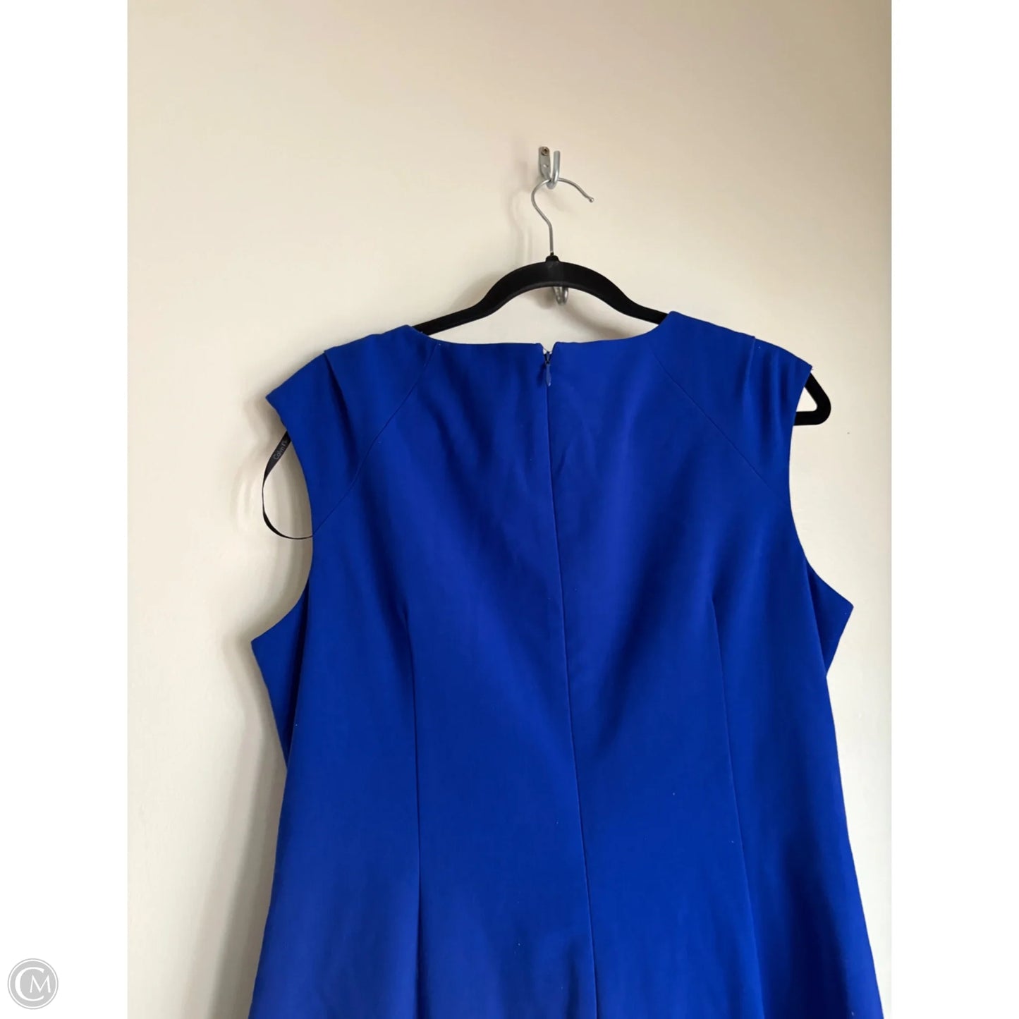 Dress Work By Calvin Klein In Blue, Size: Xlp