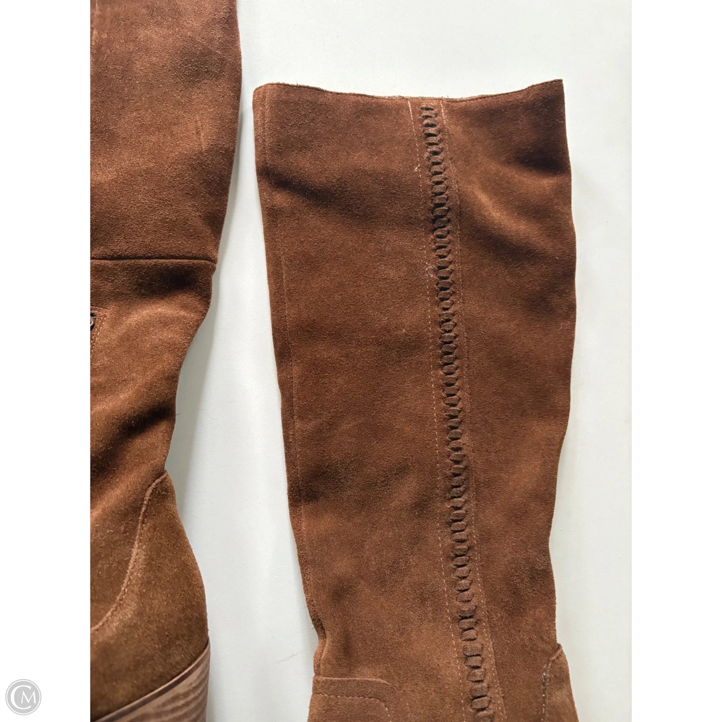 Boots Knee Heels By Steve Madden In Brown, Size: 8