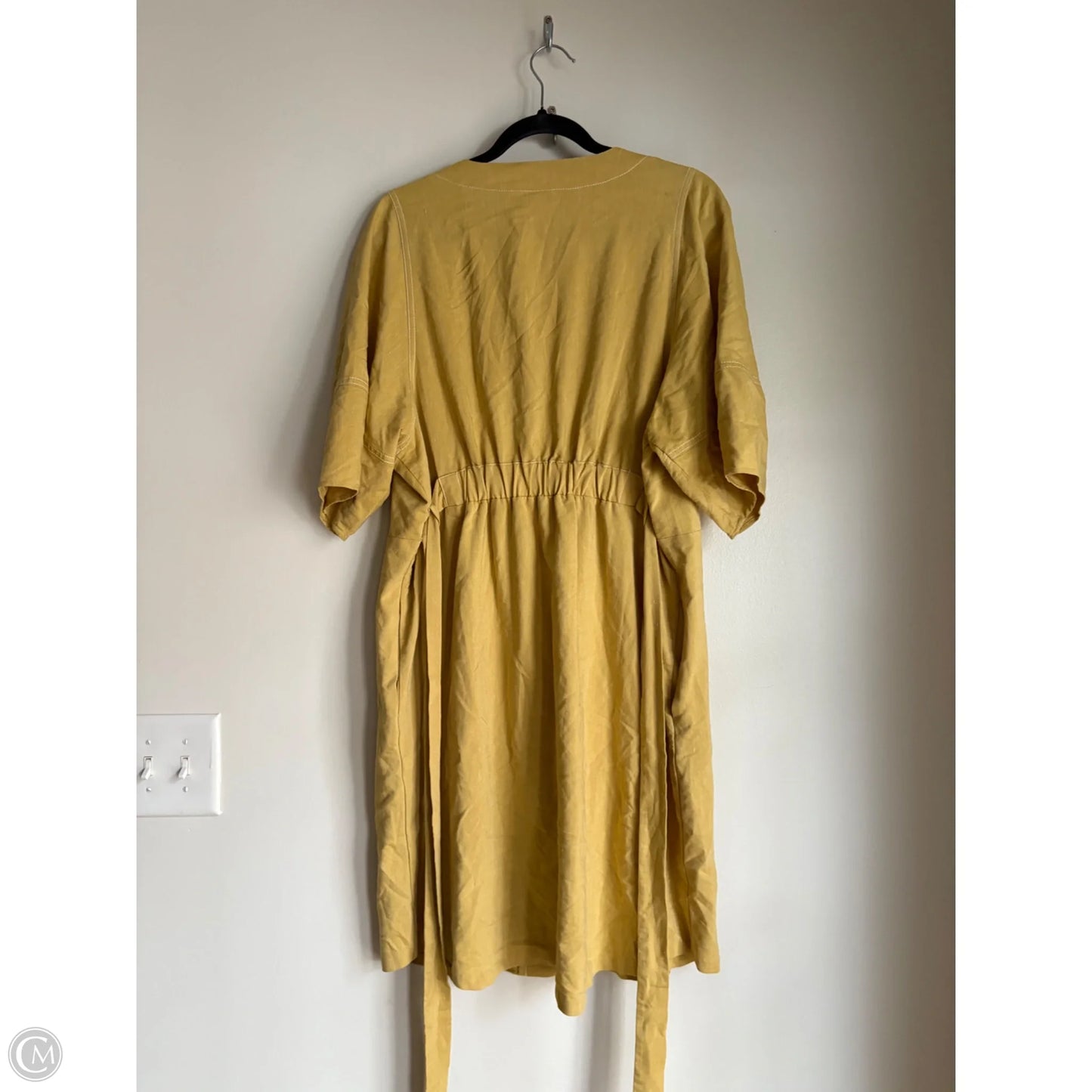 Dress Casual Maxi By Eva Mendes In Yellow, Size: L