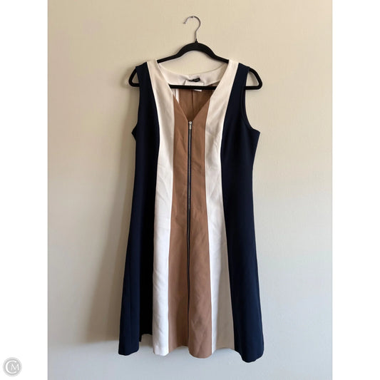 Dress Work By Ann Taylor In Blue & Brown, Size: L