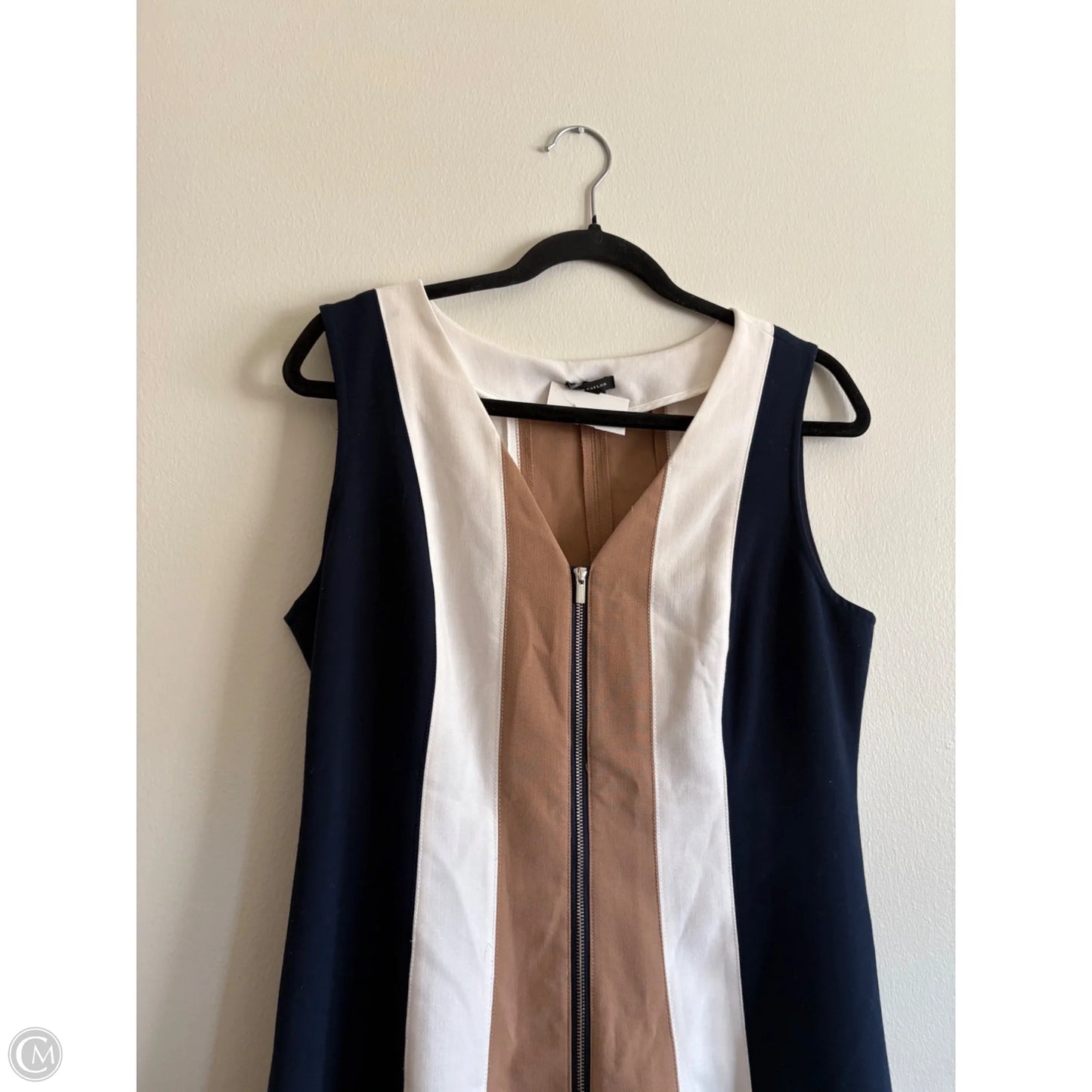 Dress Work By Ann Taylor In Blue & Brown, Size: L