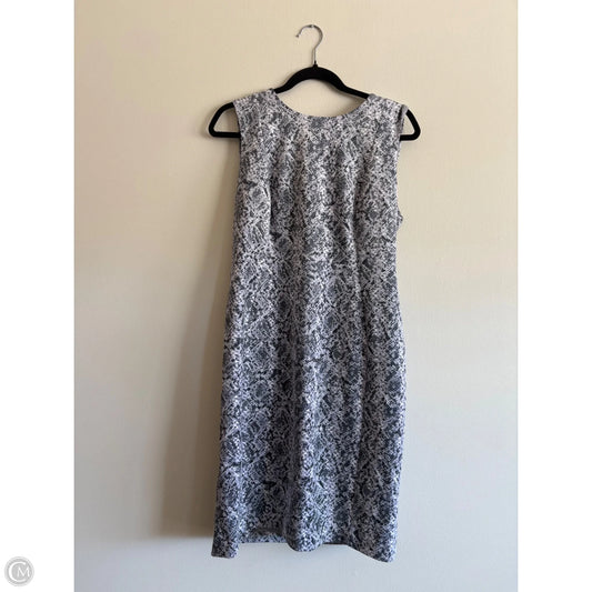 Dress Work By Calvin Klein In Grey, Size: L