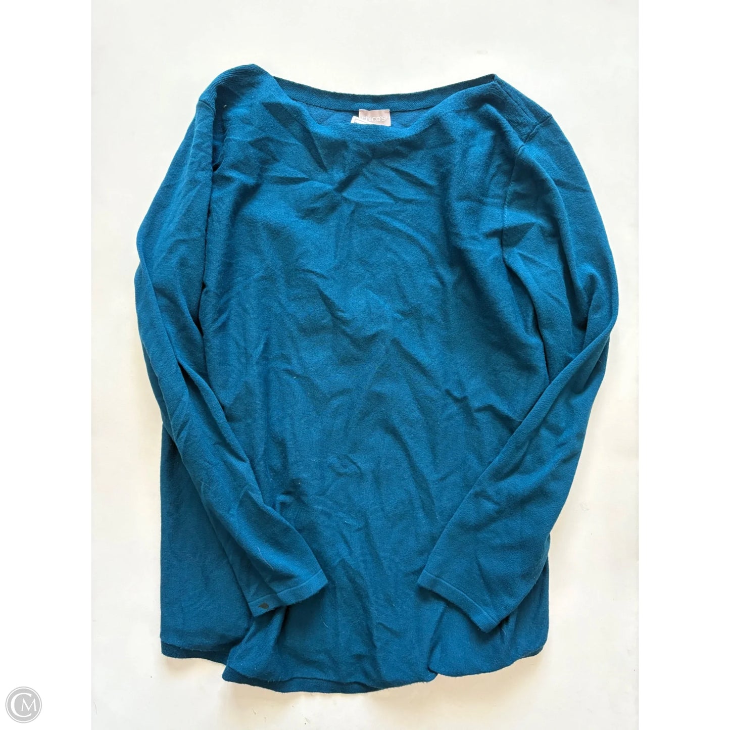 Sweater By Chicos In Blue, Size: L