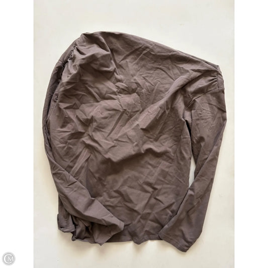 Top Long Sleeve By Gap In Brown, Size: Xl