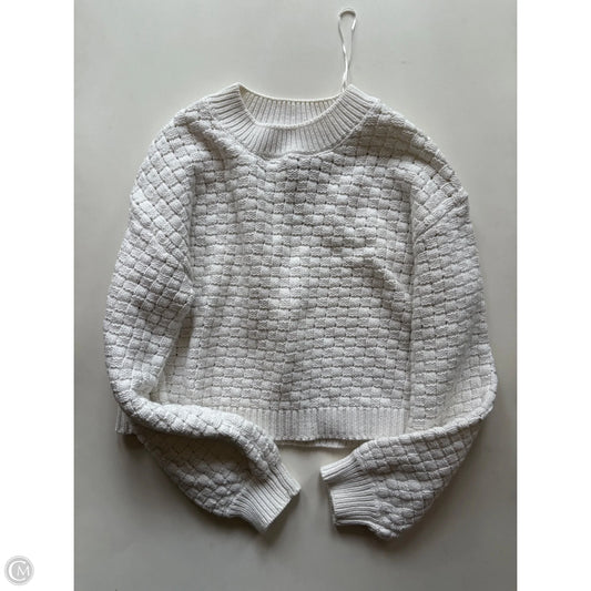 Sweater By Jessica Simpson In White, Size: M