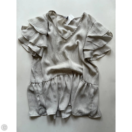 Top Short Sleeve By Maeve In Pink, Size: S