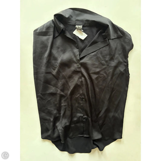 Blouse Short Sleeve By Worthington In Black, Size: S
