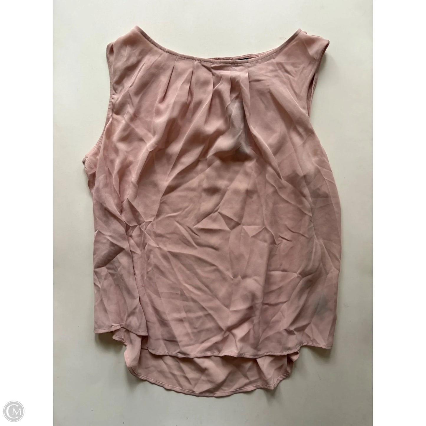 Blouse Sleeveless By Worthington In Cream, Size: Xl