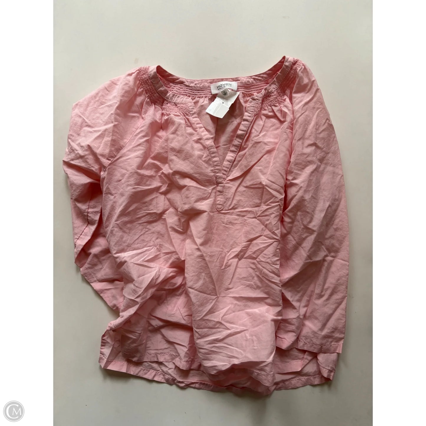 Top Long Sleeve By Haven In Pink, Size: Xs
