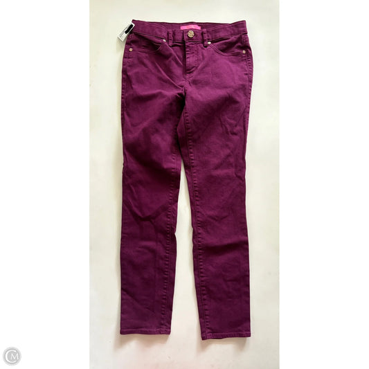 Jeans Designer By Lilly Pulitzer In Purple, Size: 4