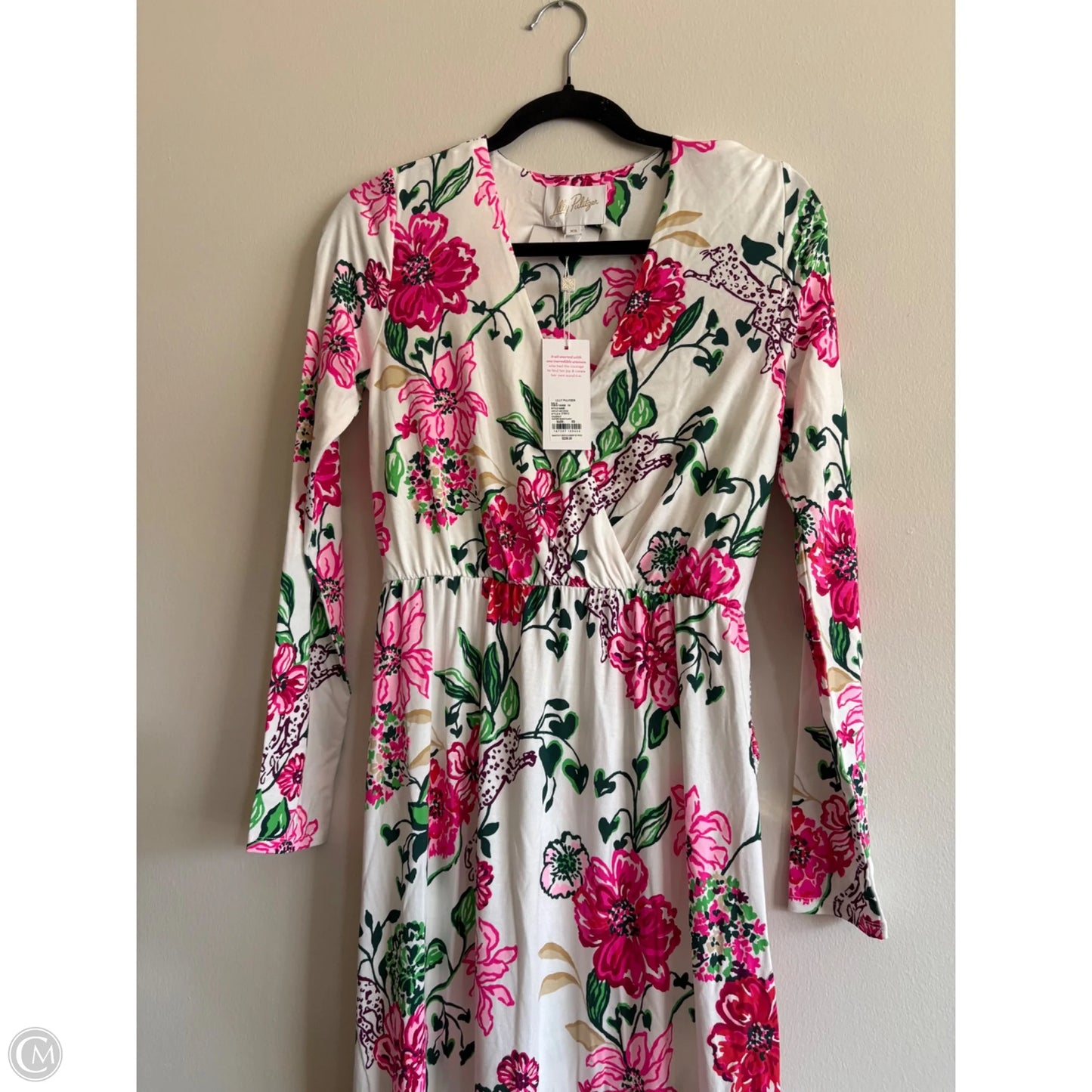 Dress Designer By Lilly Pulitzer In Floral Print, Size: Xs