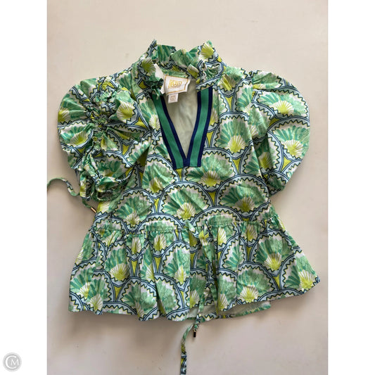 Top Short Sleeve By Emily McCarthy In Multi-colored, Size: Xxs