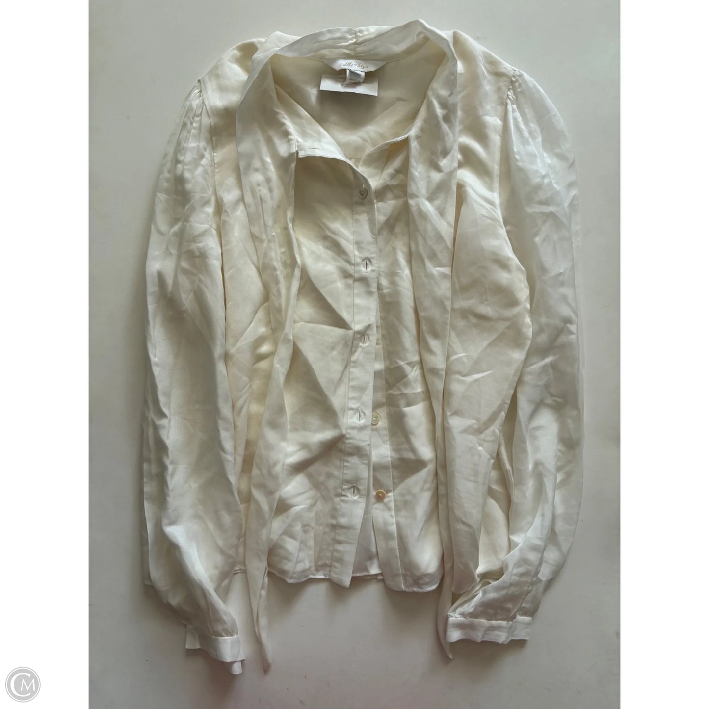 Blouse Designer By Lilly Pulitzer In Cream, Size: S