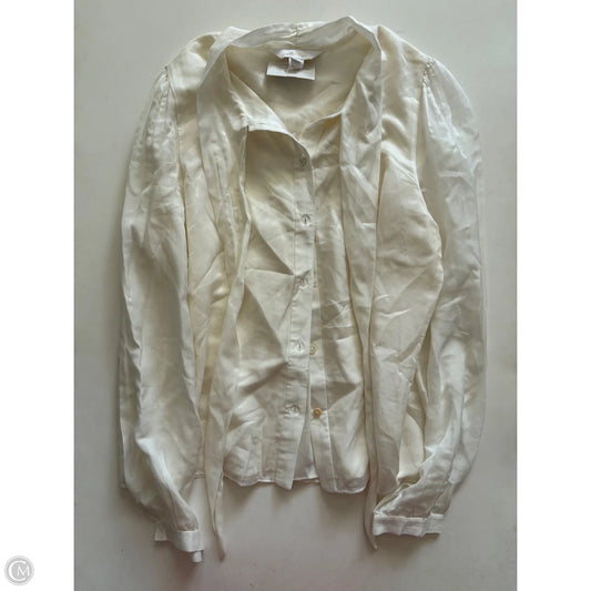 Blouse Designer By Lilly Pulitzer In Cream, Size: S