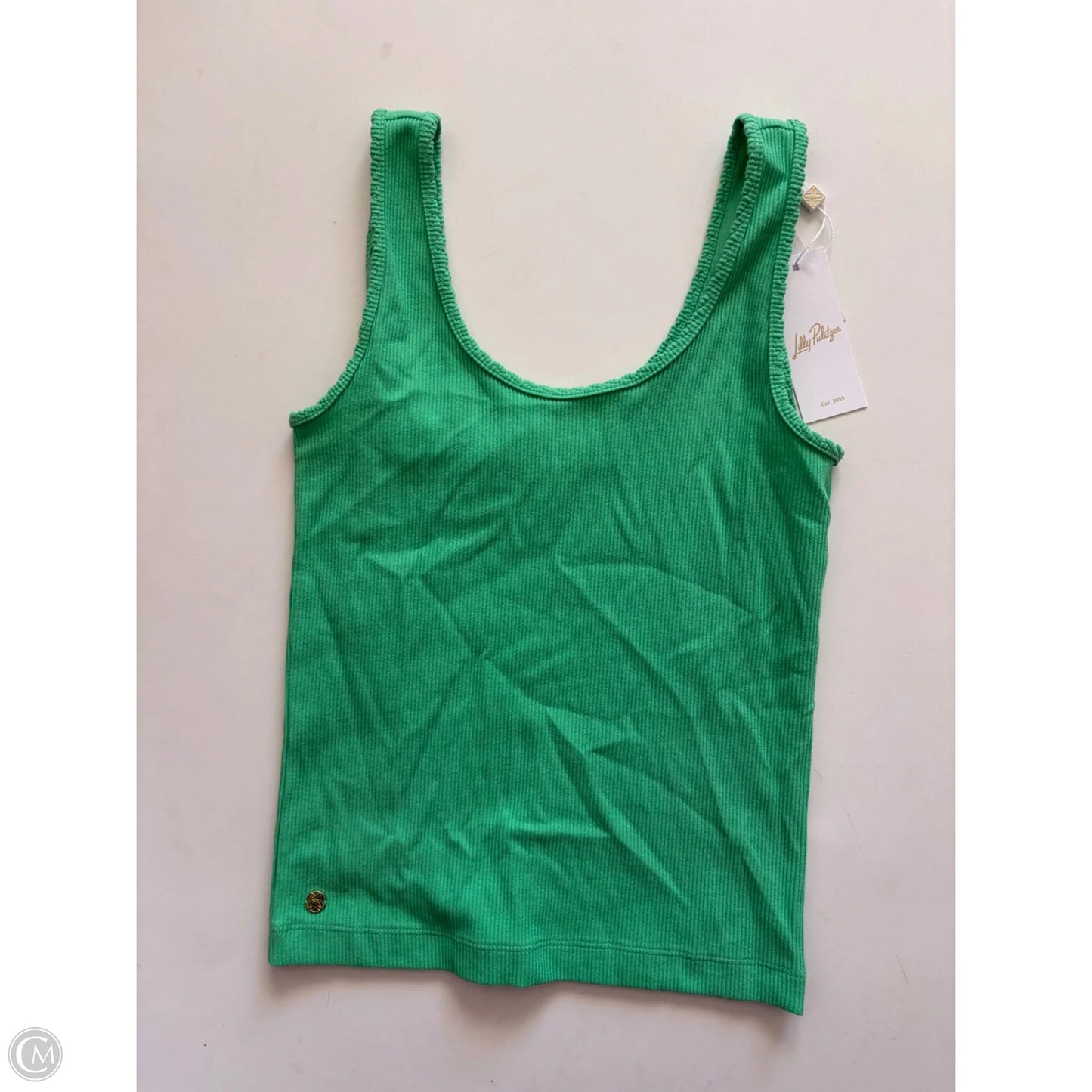 Tank Top Designer By Lilly Pulitzer In Green, Size: Xs