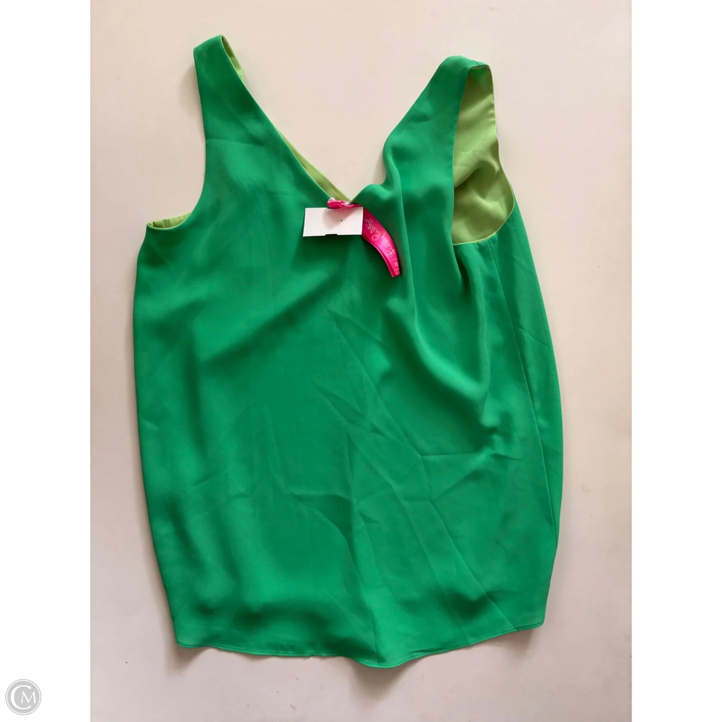 Tank Top Designer By Lilly Pulitzer In Green, Size: Xs