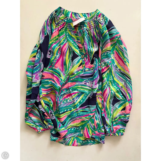 Blouse Designer By Lilly Pulitzer In Multi-colored, Size: Xxs