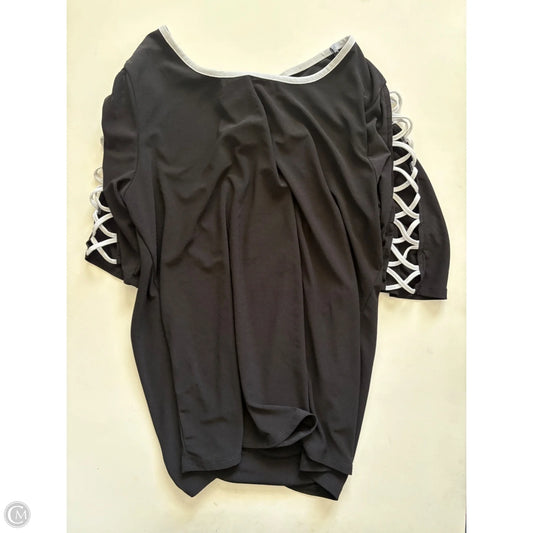 Top Short Sleeve By 89th And Madison In Black, Size: Xl