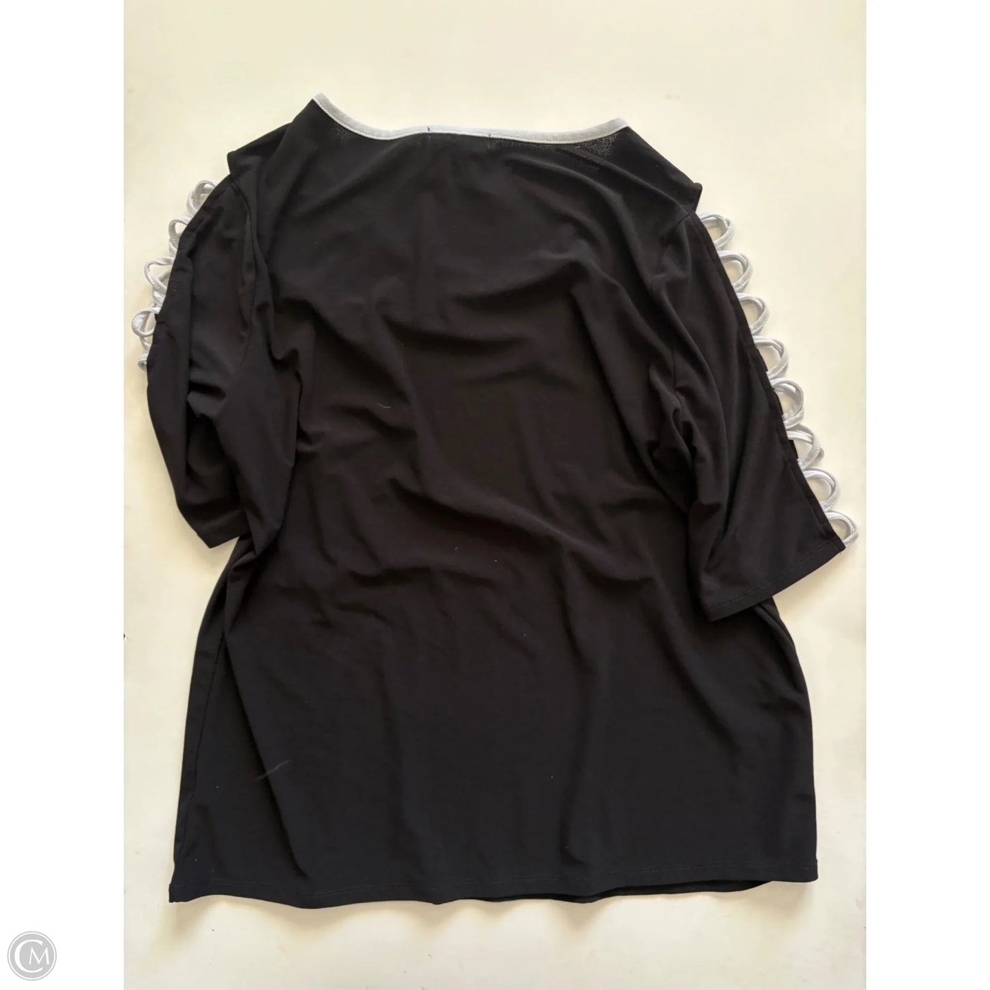 Top Short Sleeve By 89th And Madison In Black, Size: Xl