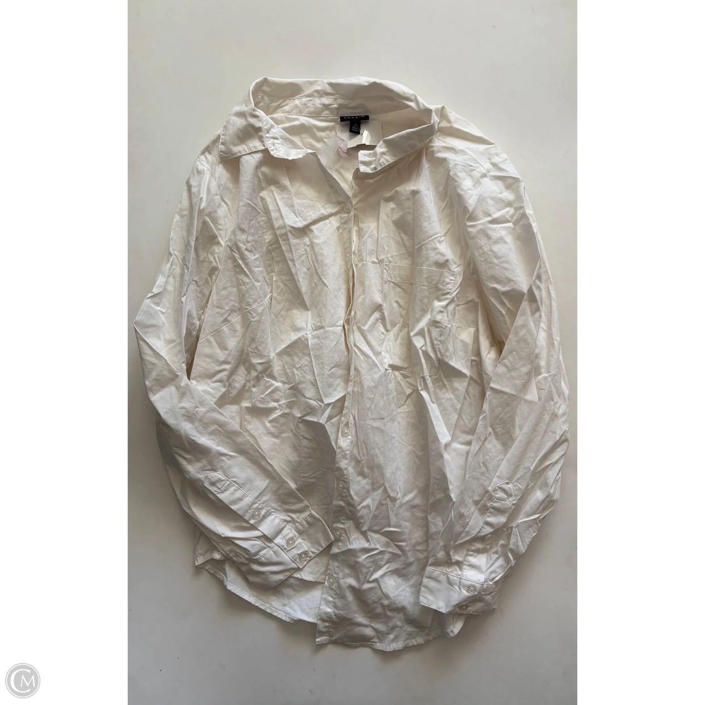 Top Long Sleeve By Torrid In Cream, Size: 2x