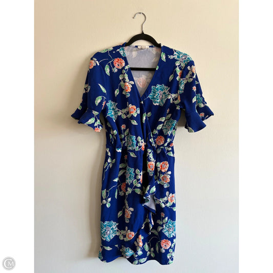 Dress Casual Midi By Pleione In Floral Print, Size: L