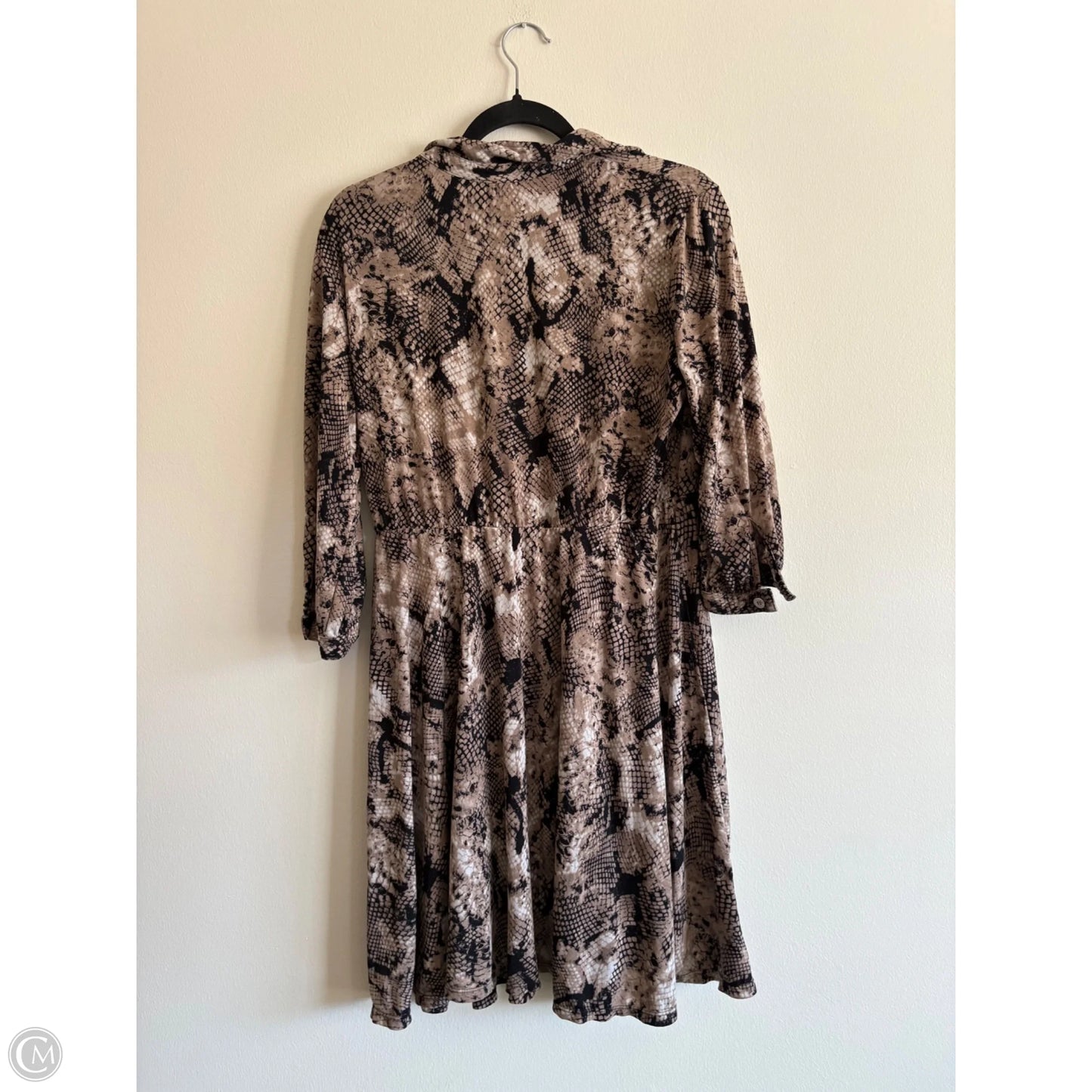 Dress Casual Midi By My Colletion In Animal Print, Size: L