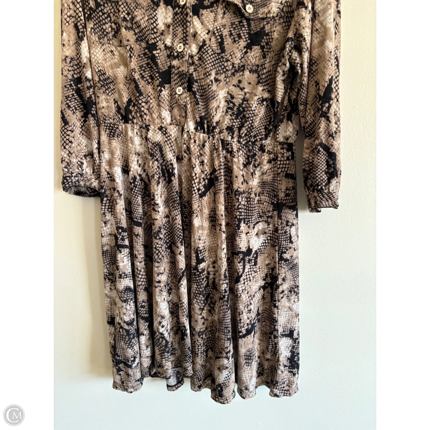Dress Casual Midi By My Colletion In Animal Print, Size: L