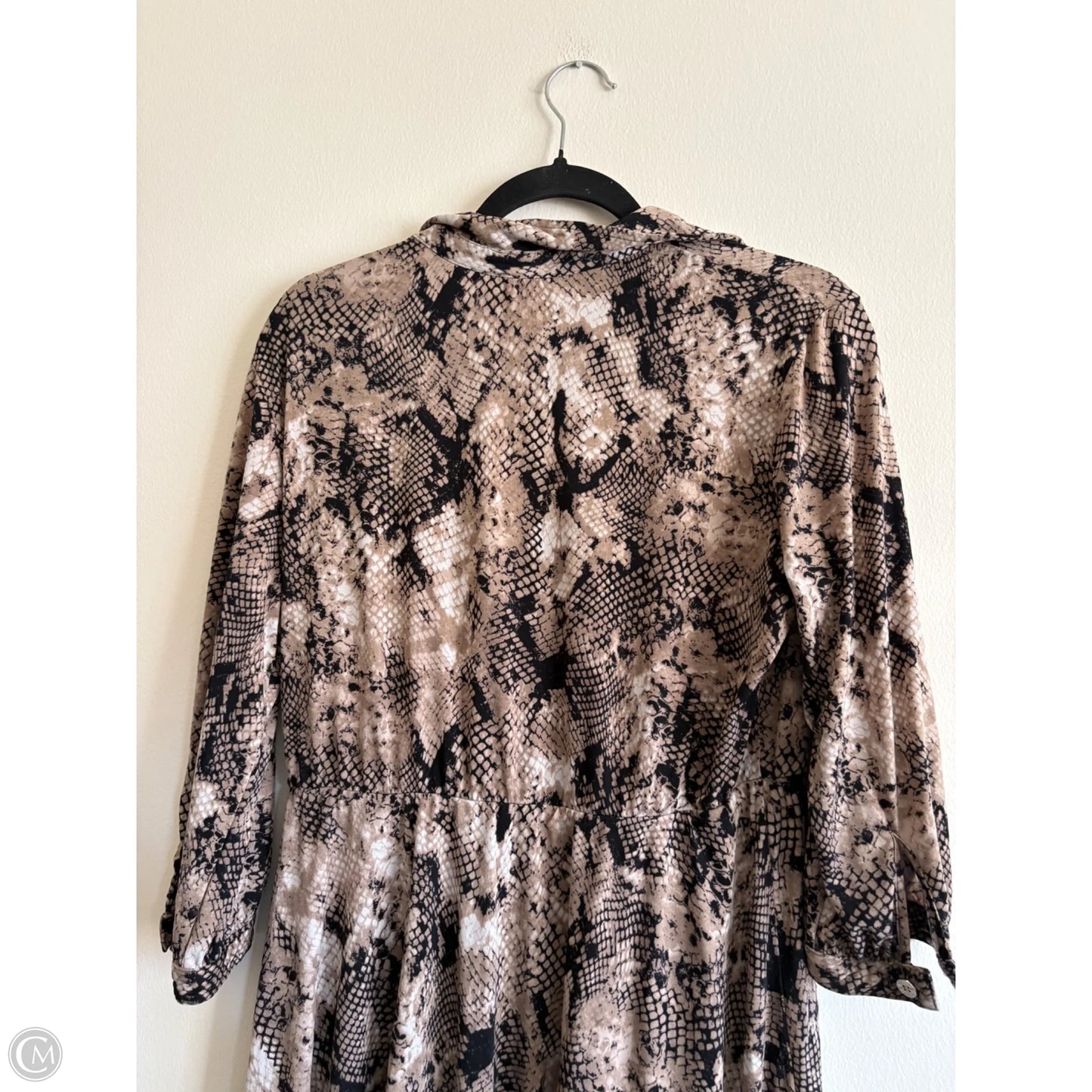 Dress Casual Midi By My Colletion In Animal Print, Size: L