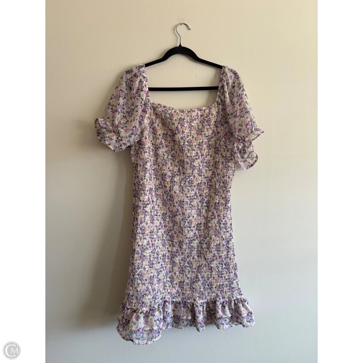 Dress Casual Midi By Haute Monde In Floral Print, Size: Xl