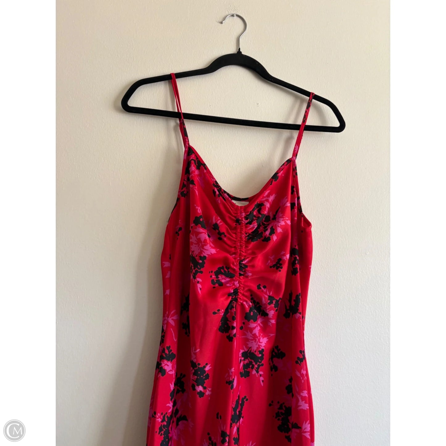 Dress Casual Midi By A New Day In Red, Size: L