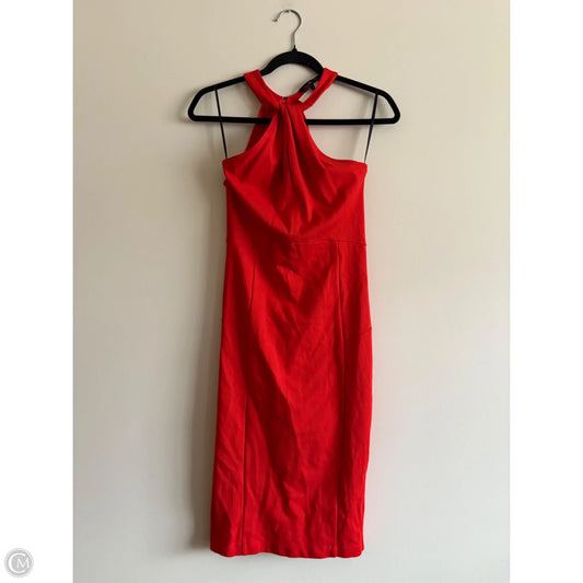 Dress Casual Midi By Felcity In Orange, Size: S