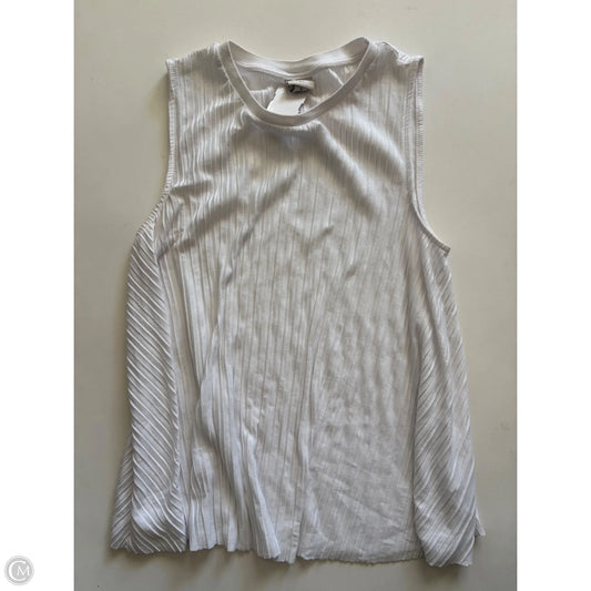 Top Sleeveless By A New Day In White, Size: M