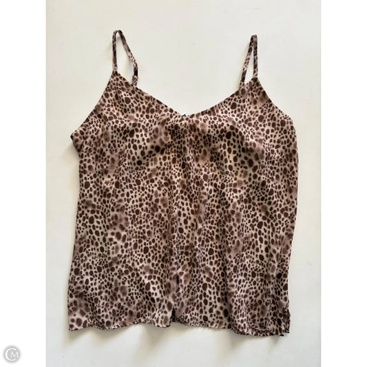 Tank Top By A New Day In Animal Print, Size: L