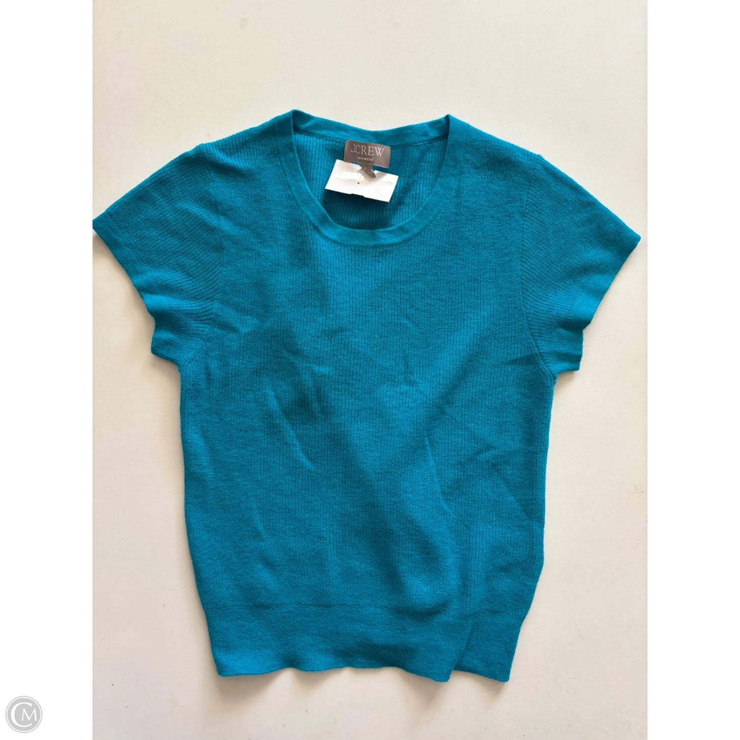 Sweater Short Sleeve By J. Crew In Blue, Size: S