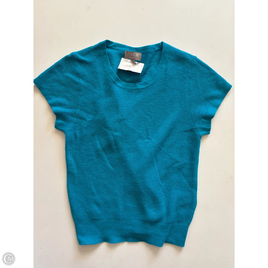 Sweater Short Sleeve By J. Crew In Blue, Size: S