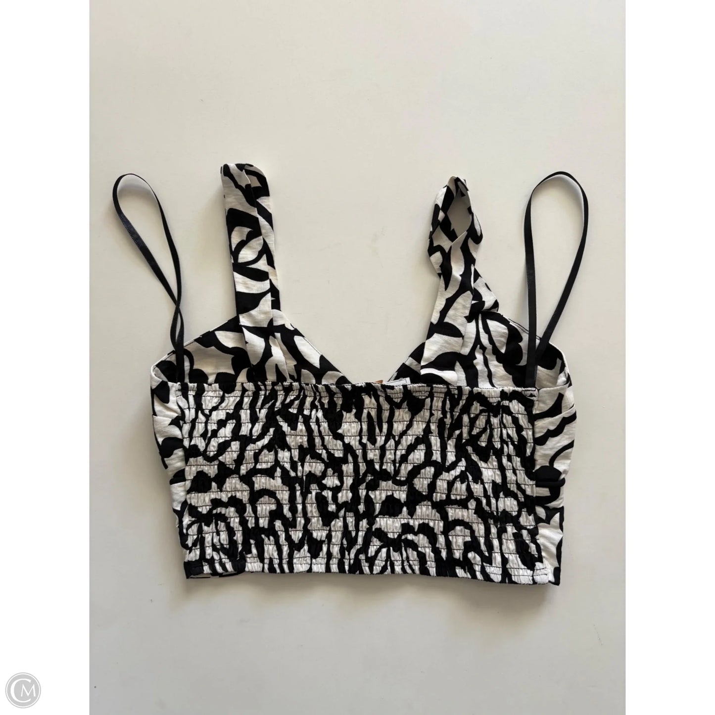 Pants Set 2pc By Monteau In Black & Cream, Size: 4