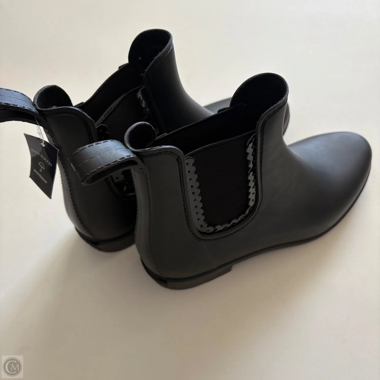 Boots Rain By Jack Rogers In Black, Size: 8