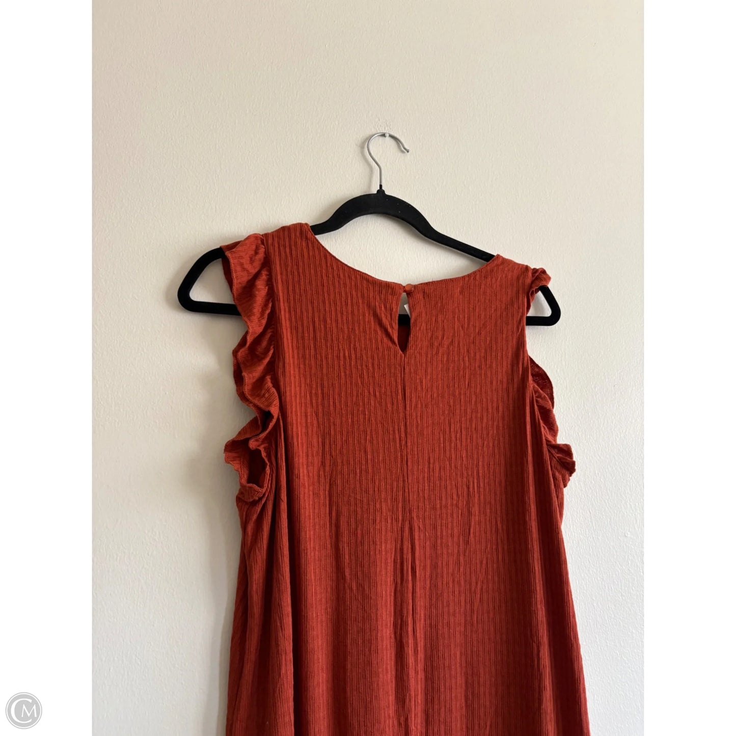 Dress Casual Maxi By Maurices In Orange, Size: Xl